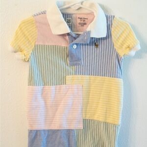 Ralph Lauren Kids Patchwork Polo - Pastel Mix